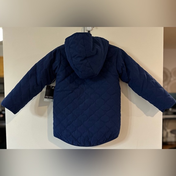 Okie Dokie Toddler Girls Navy And Gray Reversible Jacket NWT Size 2T - Picture 6 of 7